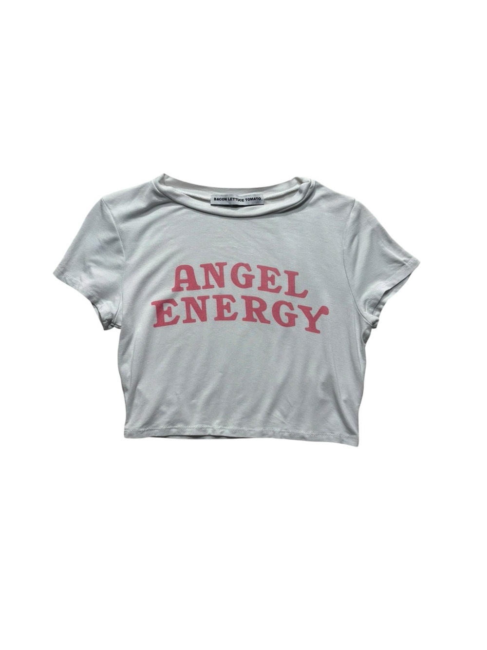 Angel Energy Pink Graphic Crop Tee - Dollskill size S